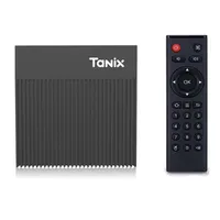 TANIX X4 8K Amlogic S905x4 TV Box Android 11.0 رباعية النواة 4GB 32GB المزدوج واي فاي بلوتوث مشغل الوسائط 256h226s