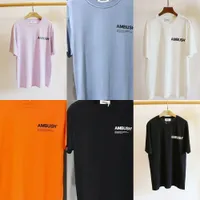 2020 T-shirt da uomo Ambush Donne T-shirt in cotone Dress Drop T-shirt da goccia X0726