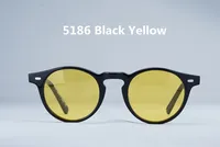 أزياء للجنسين غريغوري بيك V5186 الأزرق الملون نظارات شمسية ريترو خمر جولة design45-23-150uv400gggles مجموعة كاملة حالة OEM