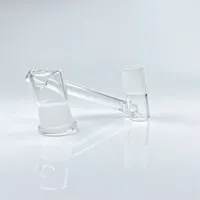 Clean Clear Z Type Glass Hookah Collector Trap 14mm Female Male 18.8 Nebulizer Adapter