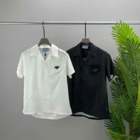 Męskie koszulki Polos Haftowane i drukowane letnie zużycie w stylu polarnym z ulicą czystą bawełnianą hu7