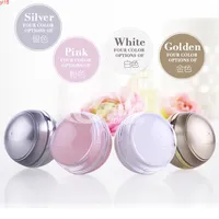 Ball Shaped Acrylic 5g 5ml Mini Refillable Bottles Sample Cosmetic Bottle Case Cream Jar Lotion Packing Container 100PCSgood qty
