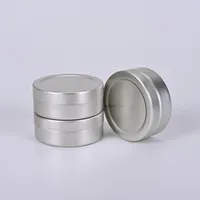 free ship 20g empty aluminium cream jars,cosmetic case jar,20ml aluminum tins, metal lip balm container SN1935