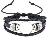 Bracelets de corde pour la sublimation Fashion Blank Bracelet Bijoux pour Thermal Transfer Style Style Bijoux en gros 210609