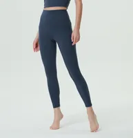 여성 디자이너 요가 바지 솔리드 컬러 높은 허리 스포츠 엉덩이 체육관 착용 레이디 전체 전체 탄성 운동 레깅스