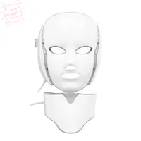 7 Colore LED portatile Photon Light Mask Anti-Agente Skin Ringiovanimento per la cura del viso Macchina per la bellezza per la casa del salone di casa Uso Acne Therapy Rimozione della grinza