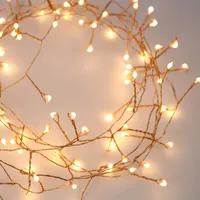 Cadenas 3/6/10m luces de cuerda LED bombilla al aire libre guirnaldas de guirnaldas para festas de hadas para bodas árbol de Navidad