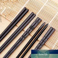 Eetstokjes 10 paar Japanse sushi legering antislip sticks chop Chinese gift herbruikbaar