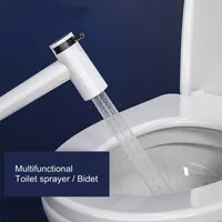 Toilette bidet robinet siège pulvérisateur de sélecteur pour buse de salle de bain SET BIDELD BIDELD BADING Auton nettoyage Accessoires muraux robinets