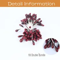 Decorative Flowers & Wreaths Artificial Small Stamens Fascinator Headband Floral Pip Berry Millinery Wedding Supplies Corsage And Boutonnier