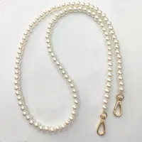 Brand Pearl Strap For Bags Handbag Accessories Purse Belt Handles Cute Bead Chain Tote Women Parts Gold Clasp Bag &
