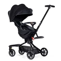 Strollers# 2021 Luxury Baby Stroller Four Wheels Reversible Portable Folding High Landscape Born Wheelchair Pram 0-3Y