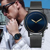 Armbanduhren LVPai Marke Uhren Herren Business Male Mode Uhr 2021 Luxus Schwarz Blau Quarz Edelstahl Handgelenk Männer Uhr
