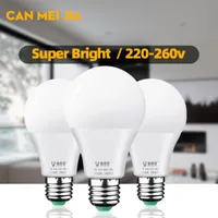 Żarówki LED Bulb E27 220 V 110 V Lampa Lampa 3W 5W 7W 9W 12W 15W 18W Spotlights do domu Ampoule Bombillas zimny ciepły biały