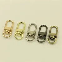 10st snap hummer lås krokar guld silverpläterad 5 färger DIY smycken gör fynd för nyckelring halsalce armband leveranser 1578 Q2