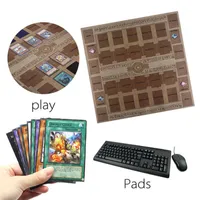 Borracha Play Mat 60x60cm Galáxia Estilo Competição Padmat para Yu-Gi-Oh Cartão Coleção Coleção Cartão Para Meninos Meninas Presente D4 X0925