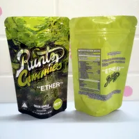 Runtz Gummies Mylar Bag 500mg Edibles Zipper bags Pouch Retail Storage Package for Dry Herb Tobacco Flower Plastic Packaging