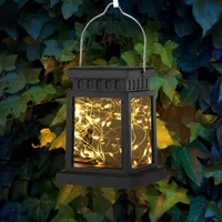 Solar Lamps 30 LED String Light Lantern Outdoor Chandelier Ip65 Waterproof Yard Garden Decor Hanging Fairy Night Lamp Warm White