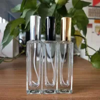 3ml 6ml 10ml 20ml clara frasco de perfume frasco de pulverizador vazio recipientes cosméticos com atomizador garrafas de tampa de prata de ouro