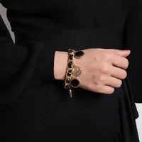 Браслет Pulseras Bracelets для женских ювелирных изделий Брэрзиолетки Дамские повязки Ювелирные изделия Брэнсолетка Armbanden Voor Vrouwen Bijoux Link, цепь