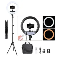 Flash Heads Led Ring Light 14 Inch Lamp Video Ringlight Pography With Tripod Remote For Phone Makeup