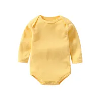 신생아 아기 소녀 의류 Rompers Tiny Cottons Tops 긴 소매 Romper 복장 옷 jumpsuit ruffled 아기 의상 아이들 1067 x2