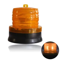 LED 태양 광 자동차 버스 비상 경고 스트로브 라이트 비콘 알람 플래시 램프 - 레드
