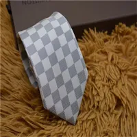 2022 uomini legano le cravatte di moda per il tempo libero Tempo libero Slim Tie freccia stretta Necktie Skinny Lettera Mens Party Casual Neck Ties with box