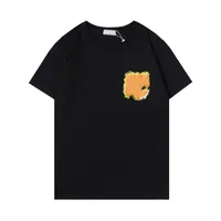 2021 Mens Letter Print T Shirts Svart Mode Designer Sommar Högkvalitativ Top Short Sleeve Size M-XXL # 24