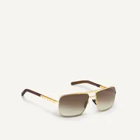 Men sunglasses 59 16 Gold frame Attitude Z0259U Unisex new fashion classic style plated square frames vintage design outdoor classical model 0259 with case