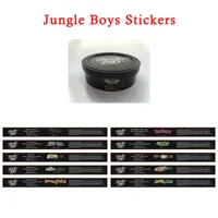 Jungle Boys Pressitin Cans Naklejki 3.5g Cali Tin Packaging Paper Dostosowana etykieta
