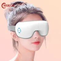 Hskou Eye Massager 4D Smart Airbag Vibration Dispositif de soins de santé Chauffer la musique Bluetooth Soulager la fatigue et les cernes 220222