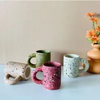 Mokken Europese Stijl Creatieve Koffie Originele Mok Home Drinkware Office Thee Cups Simple Handgemaakt Splash Ink Friends Gift Design