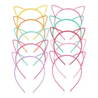 2021 New Style Kids Cat Ear Hairband Baby Girl Hair Band Headwear Moda Bambini Boutique Accessori per capelli