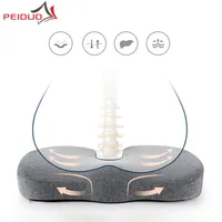 Peiduo Gel強化シートクッション整形外科用メモリフォームCoccyxのテールボーンの痛みのオフィスチェアカー220124