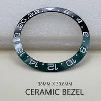 Reparation Verktyg Kit Classic 38mm Keramisk Bezel Vatten-Ghost Green Case Infoga Ring Replacement Watch Delar 38 * 30.6mm Drivers Circle Män