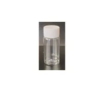 1 ml botellas de vidrio viales tapa de plástico blanco vacío minúsculo transparente botella de vidrio tarros Tornillo tapón 10 * 28 * 6mm al por mayor