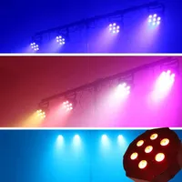 54x3W LED DJ Par Light RGBW 162watt DMX 512 Scena Oświetlenie Disco Projektor do Home Wedding Party Kościoła Koncert Dance Floor Lighting