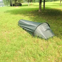 Ultralight Bivvy Bag Tent Compact Одноместный человек Открытый Кемпинг Большая Космическая Водонепроницаемая Водонепроницаемая Спальная Обложка Сумки Сумки