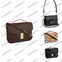 Handväskor designer väska m44876 m44875 kvinnor crossbody väskor messenger axel mode handväska plånbok metis elegant shopping tote cross body handväskor919