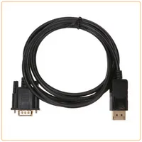 1.8 متر عرض ميناء إلى VGA محول الكابلات محول DP الذكور إلى VGA محولات الكابل 1080P Displayport موصل ل MacBook HDTV