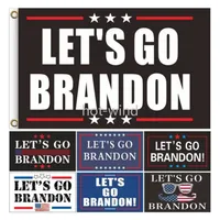 YENİ!!! Gitelim Brandon Trump Seçim Bayrak Çift Taraflı Cumhurbaşkanlığı Bayrakları 150 * 90 cm Spot Stokta EE