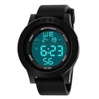 Uomini Super Slim Sport Watch Electronic LED Digital Wrist Orologi da polso impermeabile Auto Data da polso