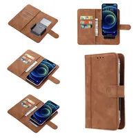 Universal Brieftasche Hüllen PU Flip Ledertasche Kreditkartensteckplatz Ziehen Sie Tablettenhülle für 4,0 bis 7,0 Zoll Handy iPhone Samsung Moto Oppo ONPLUS HUAWEI Xiaomi