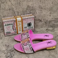 Zapatos de vestir 2021 Últimos Color Pink Africano con bolsas a juego para Wedding Italian Design Style Women y Bols Bags