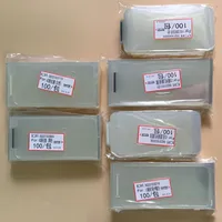 100PCS / LOT PLASTIC Seal Factory Screen Protector Wrap Film för iPhone 6 6S 6P 7 7P 8G 7G Plus X XS XR 12 mini 11 13 Pro Max