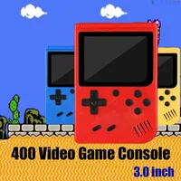 400-in-1 Handheld Video Game Console NES Retro 8-bit Design 3.0 inch LCD 400 Classic Games Supports Single Player AV Output Pocket Gameboy With Detail Box