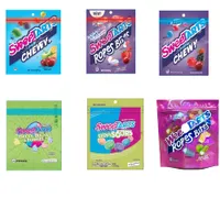 2021 SweetArts فارغة Edibles Mylar Bags 500mg Weedtarts Ropes Bites Bag Smell Proof Vilemable
