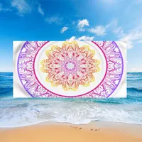 Handduk 2021 Mandala Beach Blanket Bohemian Gossip Tapestry Outdoor Dekorative