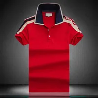 Yeni Erkek Stylist Polo Gömlek Lüks İtalya Erkek Tasarımcı Giysi Kısa Kollu Moda Erkek Yaz T Gömlek Asya Boyutu M-3XL